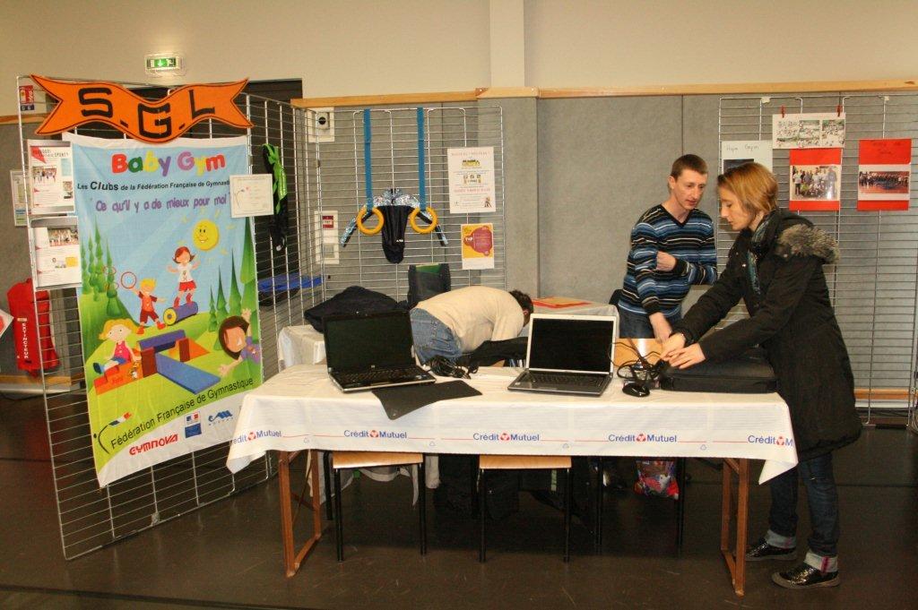 Stand SGL au Forum des associations, le 04/03/2012