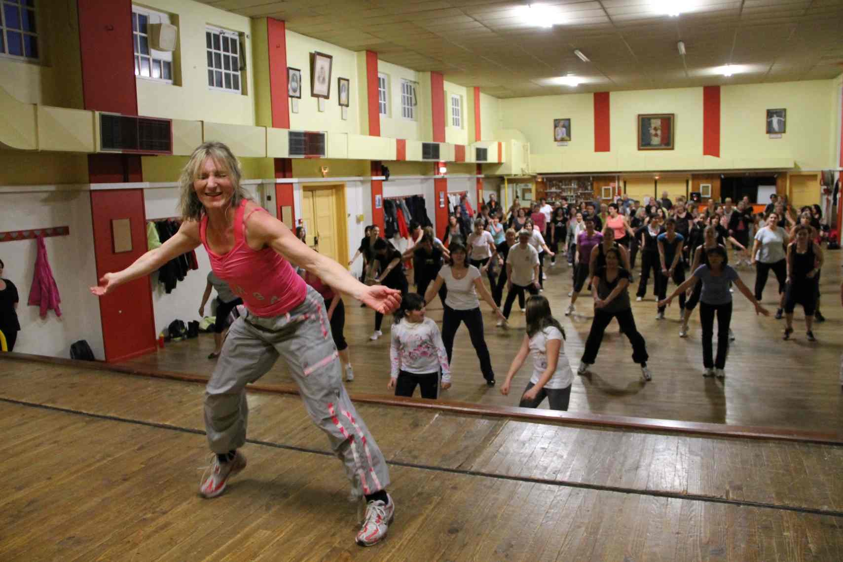 Cours de Zumba, le 16/03/2012