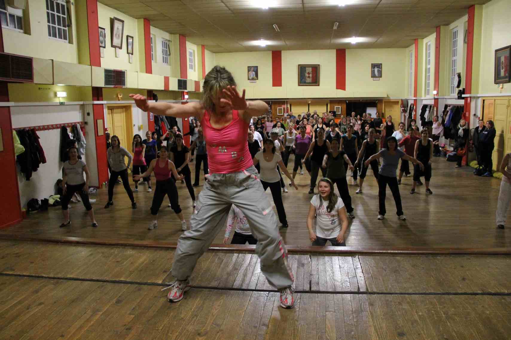 Cours de Zumba, le 16/03/2012