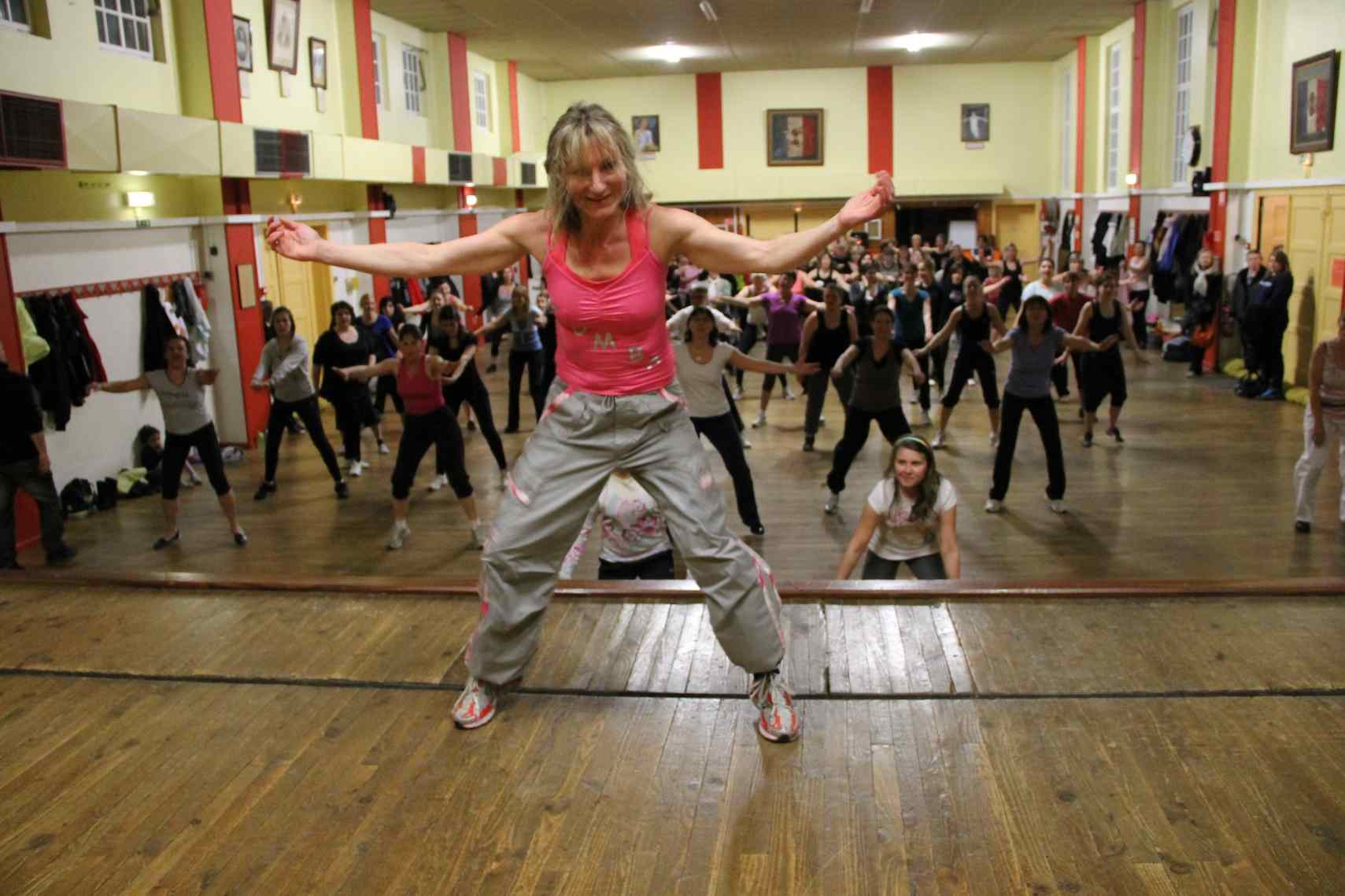 Cours de Zumba, le 16/03/2012