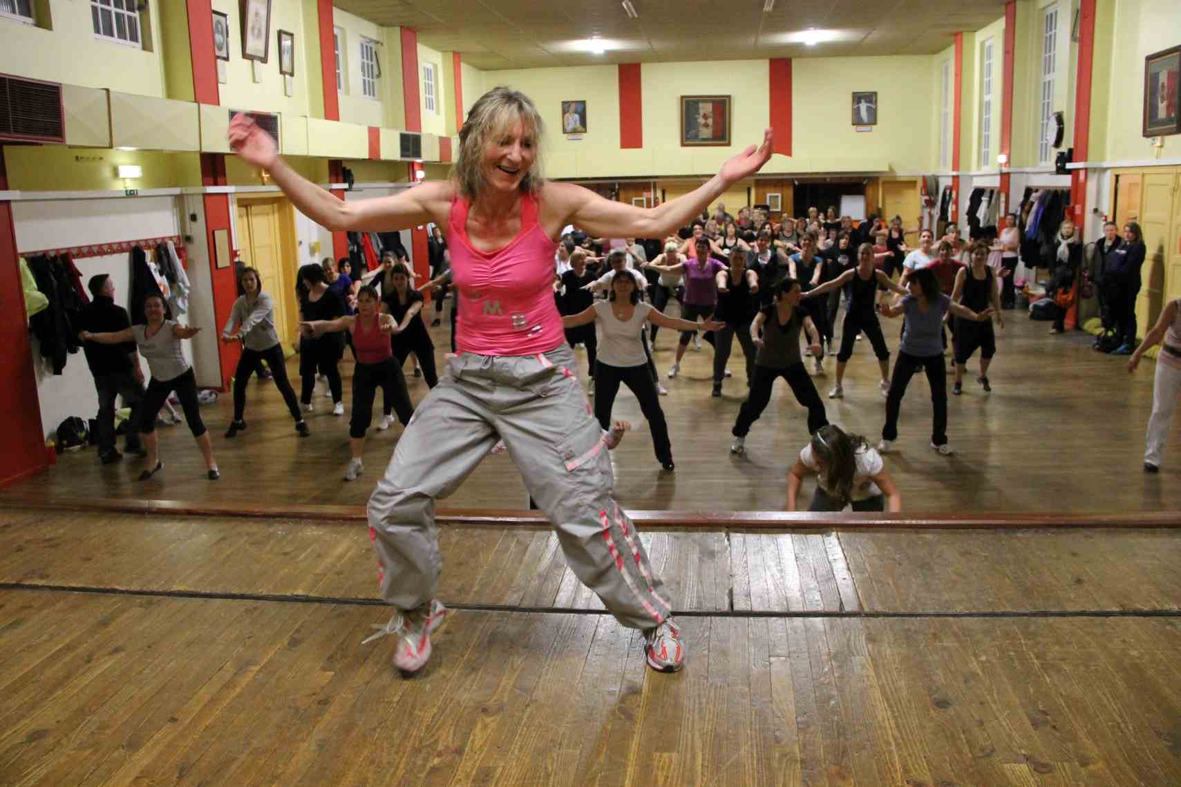 Cours de Zumba, le 16/03/2012