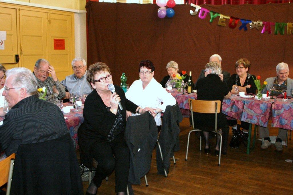 Mme & Mr JENNY, Mr JOST, Malou au micro, Janine JOST, le 03/03/2013