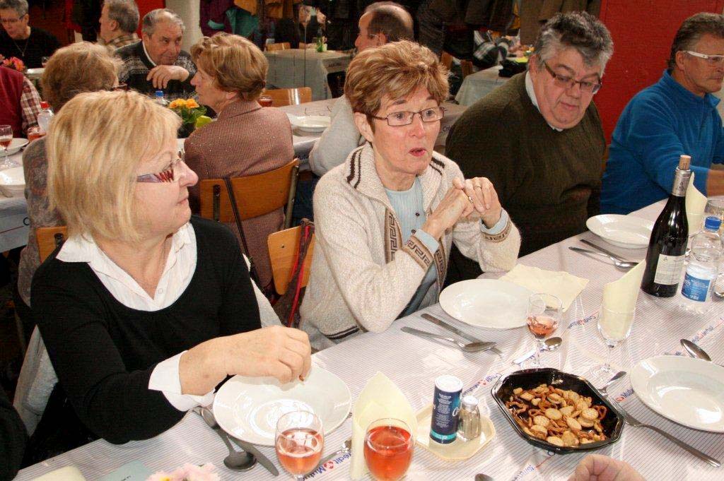 Marche des glaçons : Le repas, le 27/01/2013