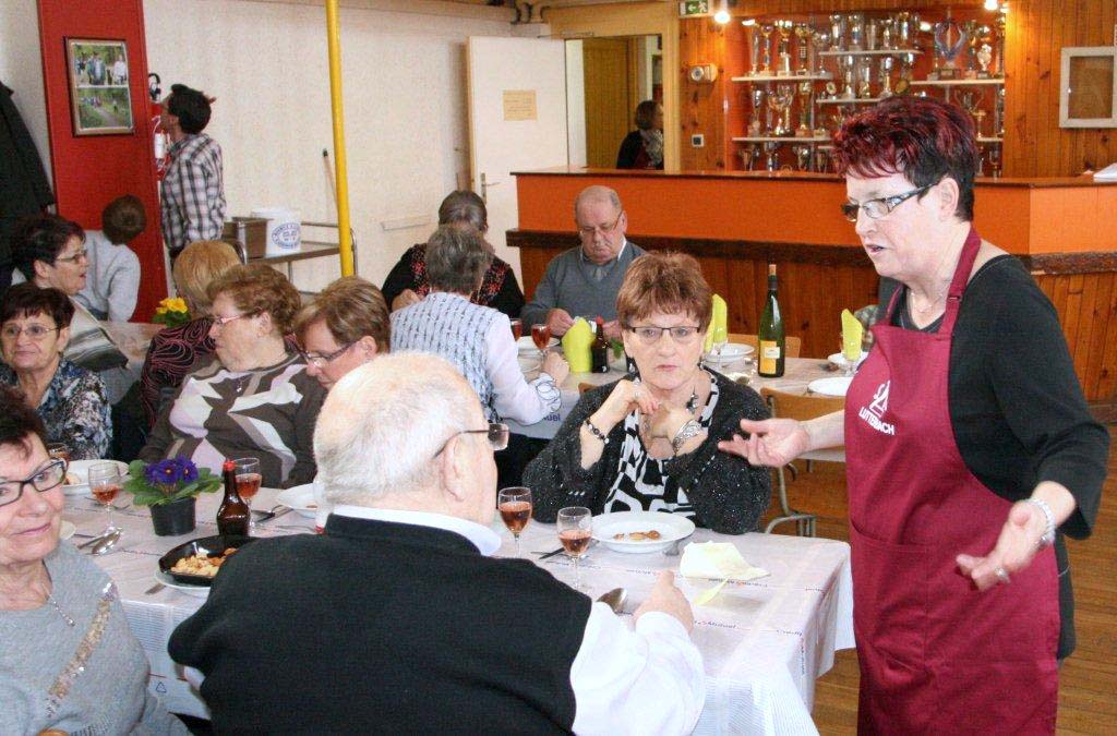 Marche des glaçons : Le repas, le 27/01/2013