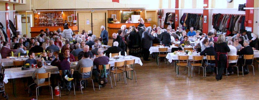 Marche des glaçons : Le repas, le 27/01/2013