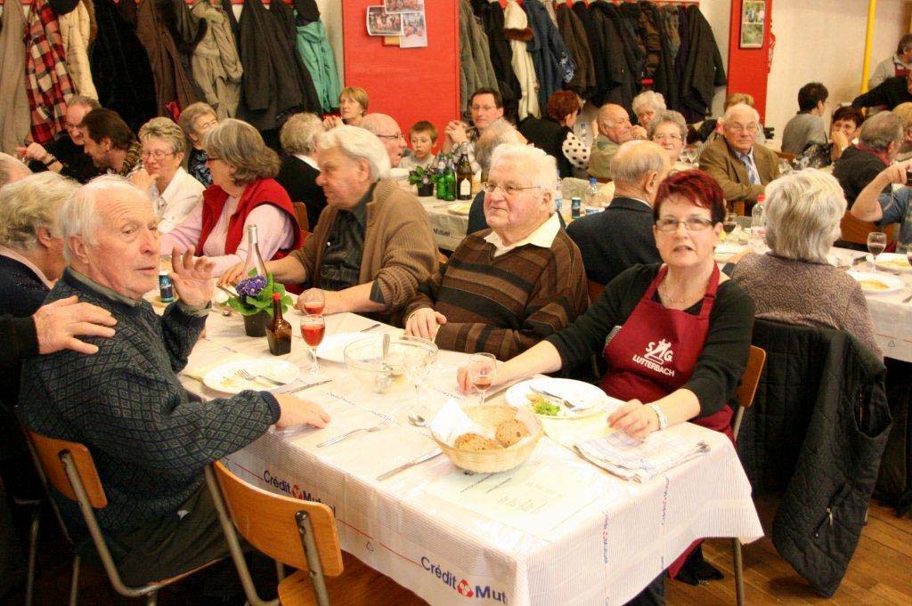 Marche des glaçons : Le repas, le 27/01/2013