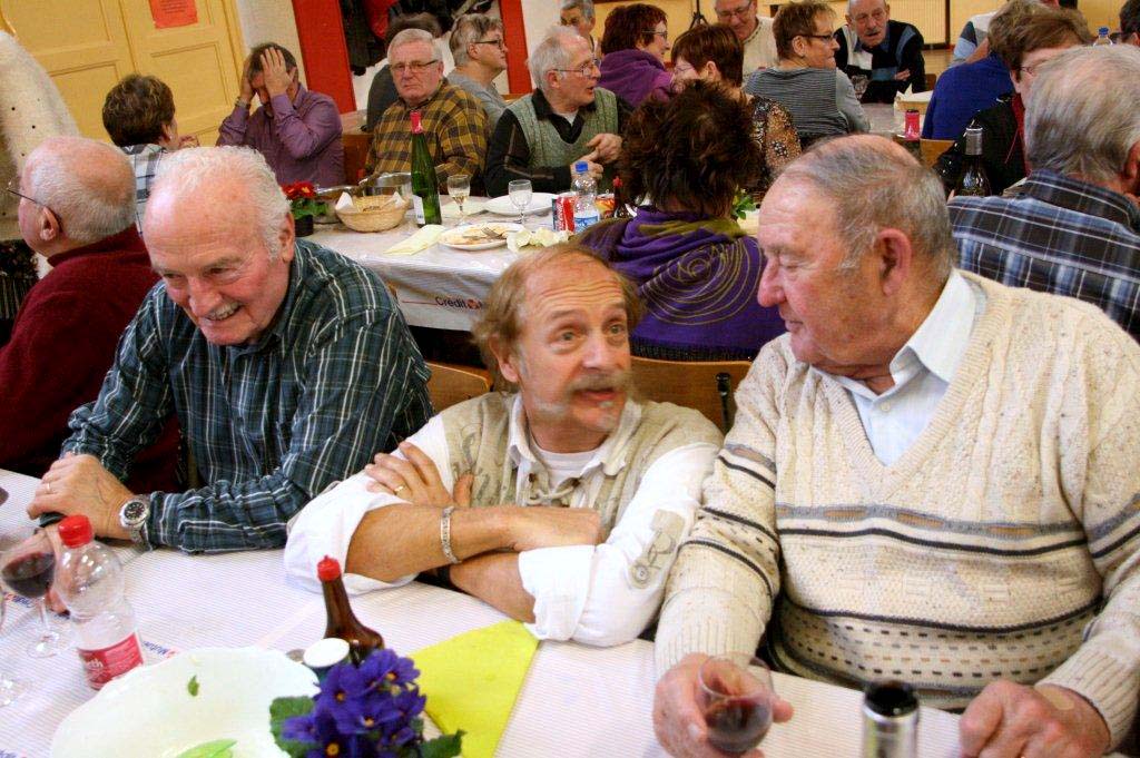 Marche des glaçons : Le repas, le 27/01/2013