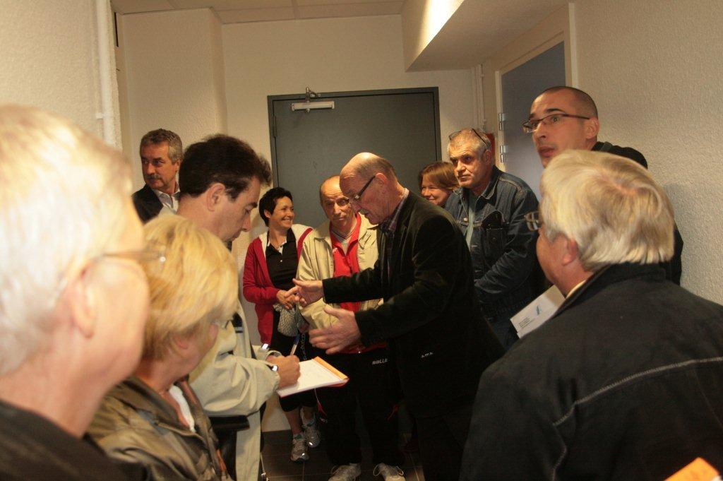 Inauguration vestiaires-douches, le 29/10/2013