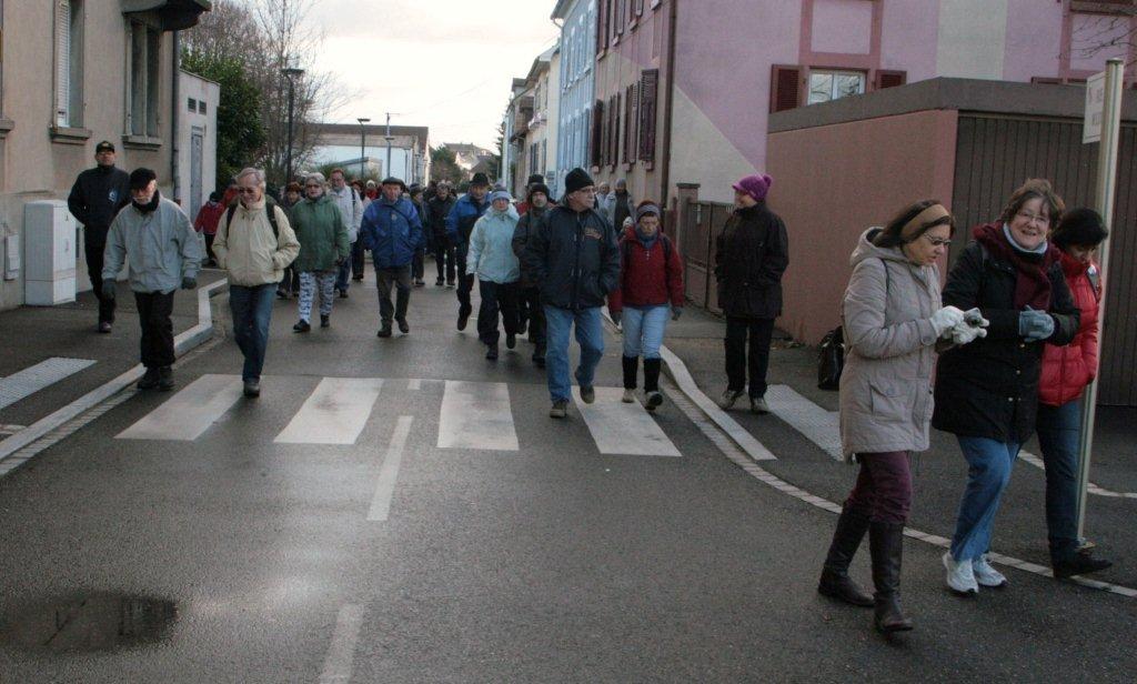 Marche des Glaçons à Lutterbach, le 26/01/2014