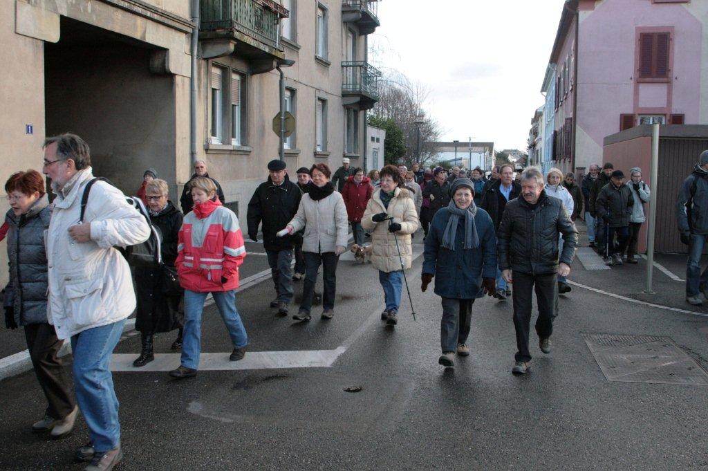 Marche des Glaçons à Lutterbach, le 26/01/2014