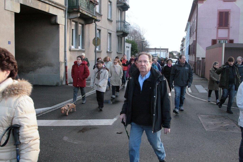 Marche des Glaçons à Lutterbach, le 26/01/2014