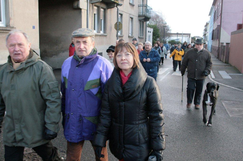 Marche des Glaçons à Lutterbach, le 26/01/2014