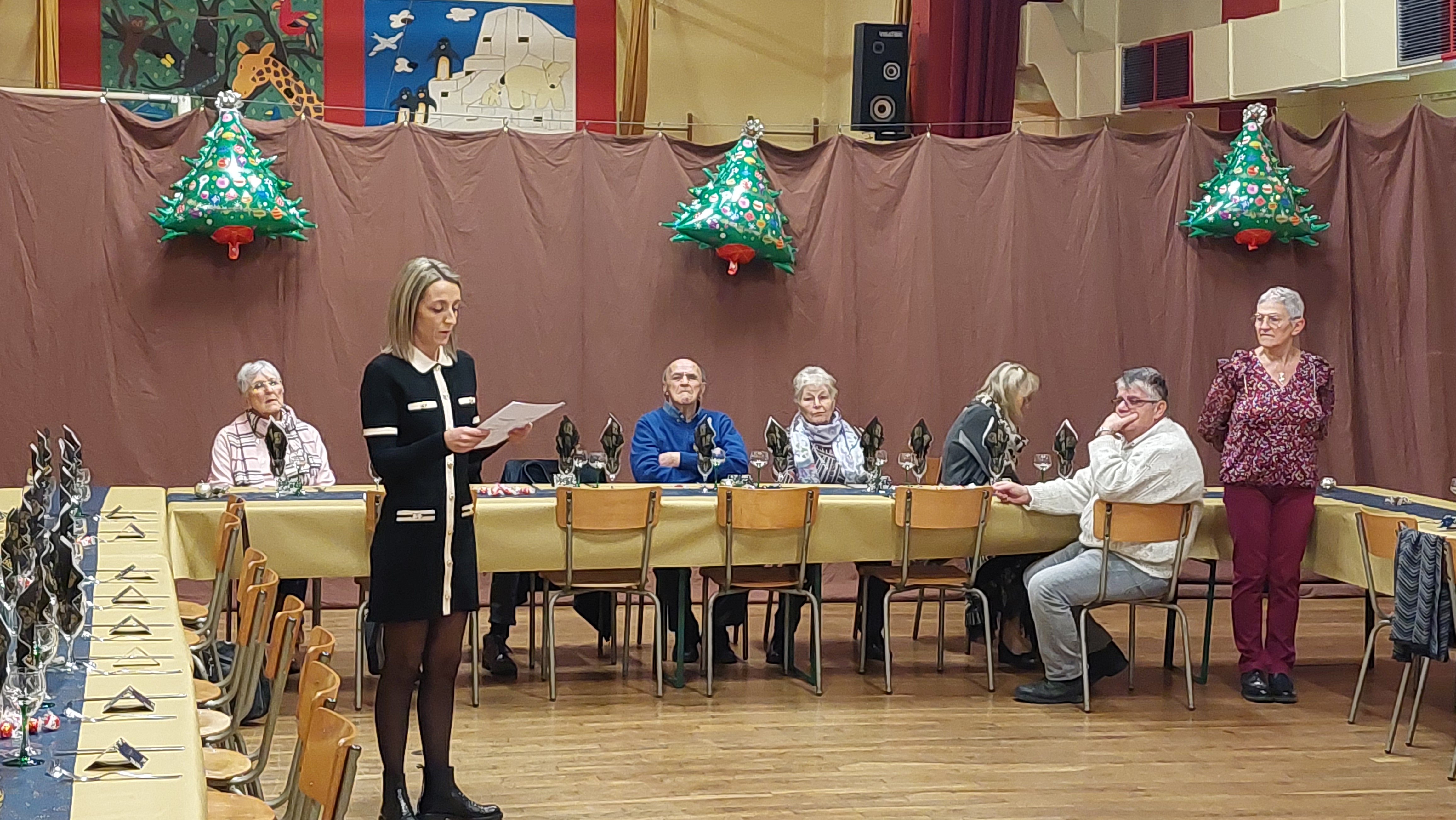 Repas de Noel - Discours Présidente, le 10/12/2022